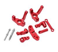 CFTGIW Kit de Grupo de Dirección de Copa de Dirección de Metal de Aleación de Aluminio Piezas de Actualización de Automóvil RC para LOSI 1/10 22S SCT Tracción Trasera Curso Corto y Servicio Calidad