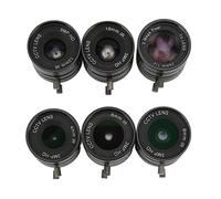 CFTGIW Kit de Lente de Montaje de 6 Piezas CS de 4 Mm a 25 Mm de Longitud 3MP Apertura Manual para Cámara Digital 23 ° 16.7 °. Focus Dig CS Mount Lens Kitmanual Lenscamera Lensdigital Camera Lenshd