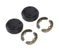 CFTGIW Kit de Zapatas de Tambor de Freno para Carrito de, Reemplazo Trasero con 2 y 4 Zapatas Autoajustables, para DS 1995 Posterior Precedente 2004