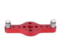 CFTGIW Localizador de Punzones para Carpintería de Aleación de Aluminio, Abridor de Agujeros Rectos, Guía de Perforación, Herramientas de Hardware para que la Madera Se Haga, Localizador de