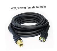CFTGIW Manguera de Extensión de 10 M Manguera de Lavadora de Alta Presión Conector M22 Hembra a Macho Convierta Esto en una de Extensión de Lavadora a Presión de de de Alta Conector M22 Hembra a