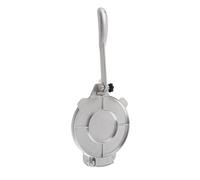 CFTGIW Manual de Aleación de Aluminio Tortilla Herramienta de Prensado Tortilla Herramienta para Pizza Pie Patty Haciendo Pasteles de 20 Cm y PressTortilla Creador de de Prensaluminio (Silver de 16