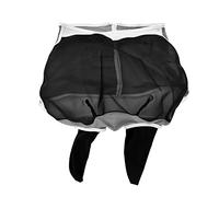 CFTGIW Máscara de Caballo Transpirable Universal Ajustable Elástico Repelente de Moscas Velo Protector Verde L 80x114x45cm / 31.5x44.9x17.7in sin el Caballo y los Más Pequeños Alrededor (Talla S