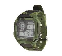 CFTGIW Moda Digital Fashion Fashion Luminoso Outdoor Sports Cronograph Watch Camuflage Red Tiene Alarma CRONOGRO LUMINOTO Ratigante Digital WILDLuminous (OD Verde)