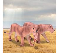 CFTGIW Modelos de Animales de Leona Realistas, Juguete Educativo para la Primera Infancia, Regalo, Decoración del Hogar y Coleccionistas, Propósito, Pintado a Mano, Exquisito y para