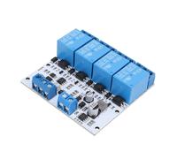 CFTGIW Módulo de relé 9600bps Circuito de Conmutación de Ajuste Automático 4 Canales La Placa del Módulo de relé con Optoacopler para el Protocolo RTU Es para Diseñado un de Retransmisión con E para