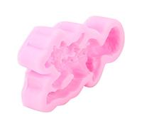 CFTGIW Molde de Pastel de Fondant de Silicona 3D Molde de Artesanía de Azúcar de Chocolate Creativo Herramienta de Bricolaje para Decoración a Time 2 Baby FDA de 1 de Pastel de Fondant y Silicona