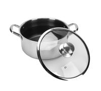 CFTGIW Olla para Sopa de 24 Cm, 3 Capas de Acero Inoxidable 316, Antideslizante, 30 Piezas, Broches para Edredón, Clips para Funda Nórdica de Algodón, Protectores de Esquinas para que el Edredón No Se