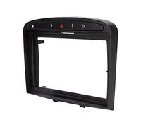 CFTGIW Panel de Tablero de Instrumentos con Marco Estéreo para Automóvil de 9 Pulgadas y 2 DIN, Reemplazo Negro para 408 2013, el Reemplazo Puede Ser Compatible con Este Estéreo para Automóvil,