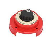 CFTGIW Panel Metálico Plástico del Interruptor Selector de Batería del Barco, Servicio Medio de 4 Vías para Sistemas de Batería en Aplicaciones Marinas