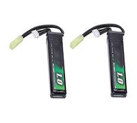 CFTGIW Paquete de 2 Baterías Lipo de 11,1 V, 1000 Mah, 15 C con Celda de Unidad de Mini Enchufe para para RC Car Toy, Entretenimiento y el Lipo 1000 Mah a Cuenta con una Larga Duración de Horas