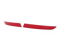 CFTGIW Par DE Parejas Traseras REFLECTOR 63147318555 Carcasa Roja Fuerte DE Retrorlección Fit para 5? Serie F10 LCI REFLECTOR DE PARTILLA TRASERA 63147318555 CAR GUMPER DEL PARTILLO REALMENTE REGISTRO