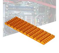 CFTGIW PCIE M 2 SSD 2280 Disipador de Calor Enfriador Radiador C Aleta de Enfriamiento de Silicona Que Puede Contactar Completamente con el Chip de Control Principal Buena Conductividad