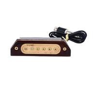 CFTGIW Pickupacústica DE Sonido Guita Sound Hole Punching Guitar DE Guitarra Acústica Accesorios DE Instrumentos DE Control GMB307 Hola DE Sonido DE GUITARIA Marra (Gmb307 Brown)