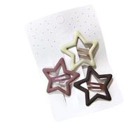 CFTGIW Pinzas para el Cabello con Forma de Estrella, Pasadores para el Cabello con Forma de Estrella Hueca, Pinzas para el Lindas de Colores Mezclados, Accesorios de Peinado para Mujeres, Damas y