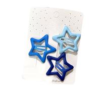 CFTGIW Pinzas para el Cabello con Forma de Estrella, Pasadores para el Cabello con Forma de Estrella Hueca, Pinzas para el Lindas de Colores Mezclados, Accesorios de Peinado para Mujeres, Damas y