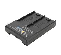 CFTGIW Placa Adaptadora del Convertidor de Batería de Plástico con Ranura para el Montaje V NP F550 NP F750 F970 Serie Adaptador de Batería Patrón de Placa Convertería Converteros Converteros de