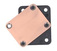 CFTGIW Placa de Cuello de Guitarra 4 con Tornillos para Telecaster Bajo Eléctrico Suministros de Repuesto Piezas de Reparación Accesorios Ideal para Cuello Viejo G Placa de de Guitarra4 de de