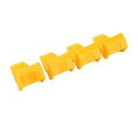 CFTGIW Protector de Mandíbula de Sujeción para Cambiador de Neumáticos, Protector de Rueda Amarillo para Cambiadores de Neumáticos, Protectores de Cubierta de Abrazadera de Mandíbula, Inserciones de