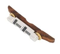 CFTGIW Puente de Guitarra Archtop Reemplazo de Puente de Guitarra de Altura de Palisandro con Silla de Montar de Hueso para Mandolina Jazz un Gran de AjustablePuente de ArchtopGuitarra de Madera