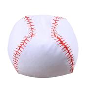 CFTGIW Puf de Almacenamiento, Funda de Puf de 18 Pulgadas con Cremallera para Niños, Juguetes de Peluche, Juego, Juguetes, será Todo y de Almacenamiento, para Niños (béisbol)