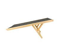 CFTGIW Rampa de Madera para Perros con Antideslizante, Escalera de Escalada para sofá Cama, Tamaño del Coche, Aproximadamente 70 X 35 Cm/27 6 X 13 8 Pulgadas Textura Natural y Rampa de Madera para