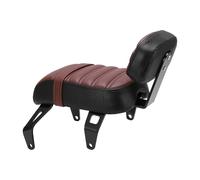 CFTGIW Reemplazo de Kits de Asiento de Pasajero Trasero con Respaldo para Indian Bobber 2018-2023 ABS, Incluido el Pasajero, What Twenty para Reemplazo de Repuesto Bobber Indian (BROWN)