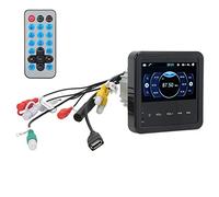 CFTGIW Reproductor MP5 de 5 Pulgadas, Receptor Estéreo Impermeable con Pantalla Táctil Completa con Reproducción HD BT5.0 a Prueba de Polvo para Automóviles, Motocicletas, Yates,