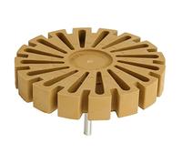 CFTGIW Rueda de Borrador de Goma para Quitar 4 Pulgadas, Ventilador Redondo, Taladro Manual Eléctrico, Muela Abrasiva de 100 Mm para Automóvil RV Que eliminará su Rueda de Borrador de Goma para