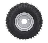 CFTGIW Rueda Todoterreno de Goma y Acero de Aleación, 145 X 70-6, 6 Pulgadas, 3 Pernos, Antideslizante, a Prueba de Explosiones, con Buje para Bicicleta, ATV, Quad, Todoterreno, Go