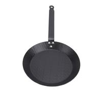 CFTGIW Sartén de Acero Al Carbono Sartén Antiadherente Sin Humo Agarre Cómodo Cocina en Interiores y Exteriores para Filete Huevo Pescado Vegetal Tecnología Avanzada de 24 Cm / 0,4 pulgadas. Freír