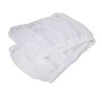 CFTGIW Soft Nylon Mesh Semilla de Pájaro Cubierta de Caparazón de Caparazón Productos de Nylon Que Tela y 2 Cobertura Suave Catcherbird Cade Cade Catterpet Catterpet (White)