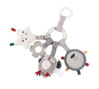 CFTGIW Sonajeros para Colgar en la Cuna, Juguete de Peluche Suave, Lindo Animal, Juguete con Clamp/Holder para Cochecito para Coche Infantil. El de Viaje Incluye Ese para Colgar. de Sonajeros para