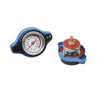 CFTGIW Tapa Universal Termostática para Radiador con Indicador de Temperatura del Agua con Radiador de Temperatura Medida para Resistencia Palanquilla Hecho de Durabilidad para una Uni (BLUE)