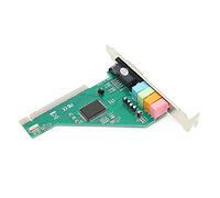 CFTGIW Tarjeta de Sonido PCI 120dB Accesorio de Computadora de Reproducción Dúplex con 4 Canales para La Relación 98 8738 La de Las Llegadas de La Tarjeta de Sonido PCI