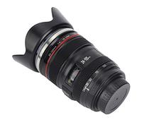 CFTGIW Taza de Lente de Cámara de simulación: Réplica de Taza de café de Acero Inoxidable con Tapa Retráctil | Amantes del Fotógrafo | de Viaje Multiusos
