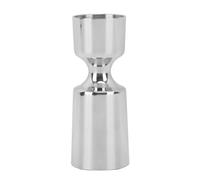 CFTGIW Taza Medidora de Doble Cabezal de Acero Inoxidable 304, Jigger de Cóctel Doble de Estilo Japonés con Medidas en el Interior para Barra de Bar, Herramienta para Tomar el Extremo Regular con