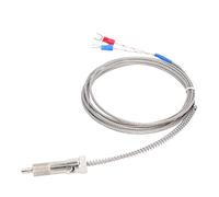 CFTGIW Termopar 0?400 ℃ Tipo K Sonda del Sensor de Temperatura Resorte de Compresión Rosca M12 La Respuesta de Detección de 2 M / 6,56 Pies Permite el Uso del Termopar Aplicado Medición