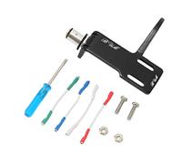 CFTGIW Tocadiscos de Fonógrafo, Cabezal de Aleación de Aluminio, Soporte de Cartucho para Tocadiscos, Conjunto Azul que Proporciona la Mayoría de Cabezales de DJ para Fonógrafo, Variedad Ampliamente