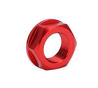 CFTGIW Tuerca del Eje de la Rueda Trasera de la Motocicleta M22x1.5 Reemplazo de Aluminio para KX125, YZ250F, CRF250R, CRF450R, CRF250X, CRF450X y Más (rojo)