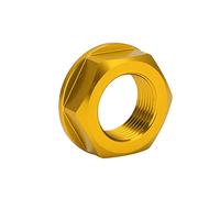 CFTGIW Tuerca del Eje de la Rueda Trasera de la Motocicleta M22x1.5 Reemplazo de Aluminio para KX125, YZ250F, CRF250R, CRF450R, CRF250X, CRF450X y Más (GOLD)