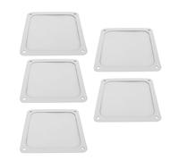 CFTGIW Ventilador de la PC Mesh Marco Magnético Magnético Cubierta de Malla del Ventilador de Nylon para una Unidad de Alimentación de Caja de la Computadora 140 Mm 5pcs El Blanco Tiene una Malla