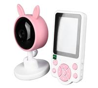 CFTGIW Video Baby Monitor 2.8 Pulgadas Visión Nocturna Infrarroja WiFi 360 ° Monitor de Video Inalámbrico para el Hogar Hablas con Tu Intercomunicador 2 Vías Tiene Baby MonitorBaby