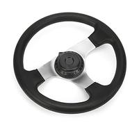 CFTGIW Volante de 11,8 Pulgadas con Conjunto Apto para Bricolaje China Kart Karting Piezas de Bicicleta UTV VolanteVolante de 11,8 PulgadasReemplazo del VolanteVolante ATVVolante