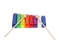 CFTGIW Xilófono de 8 Notas Instrumento de Percusión Educativo Colorido con 8 Teclas de Metal 2 Mazos para Aprendizaje Preescolar con Tonos Diferentes Al Color Las Notas que