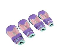 CFTGIW Zapatos para Perros Botas Protectoras Antideslizantes Mejoradas para Perros Pequeños, Medianos y Grandes, Felpa, 4 Piezas Tamaño 6 Sabuesos Enemigos como Uso para Collies Sabuesos Grandes (5#)