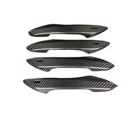 CFUNMNVBVZ Coche Manija Puerta Exterior Para RX RX300 RX350 NX NX300H NX200T 2016-2021 Fibra Carbono Real Manija Puerta Exterior De Coche Cubierta Embellecedora Pegatina Estilo