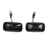 CFUNMNVBVZ Intermitentes Dinámicos Para N&issan Para Maxima Para Almera Para Pulsar N15 Para Cefiro A32 1995-2000 Luz Señal Giro Dinámica Indicador Guardabarros Marcador Lateral(Smoked Type)