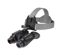 CFWWSAQ Gafas de visión Nocturna, Telescopio Binocular Profesional NV8300 binoculares de visión Nocturna Zoom Digital 8X Pantalla Dual incorporada 3D 1,4 ''4K UHD 36MP