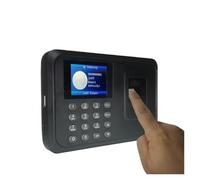 CFWWSAQ Reloj de Fichar Batería de Respaldo SSR, grabadora biométrica de Reloj de Tiempo de Huellas Dactilares, máquina lectora electrónica de Dedos for Empleado, Asistencia(2000 mAh,Other_Plug)